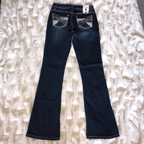 Vanilla Star Midrise Bootcut Jeans, Sz 7, NWT! - Picture 10 of 14